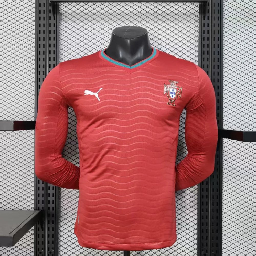 Portugal DOM Coupe du monde Player version Long Sleeve 2026